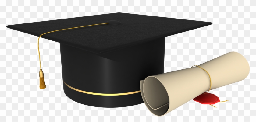 Graduation Cap Clip Art Image - Graduation Cap And Degree Png #591191