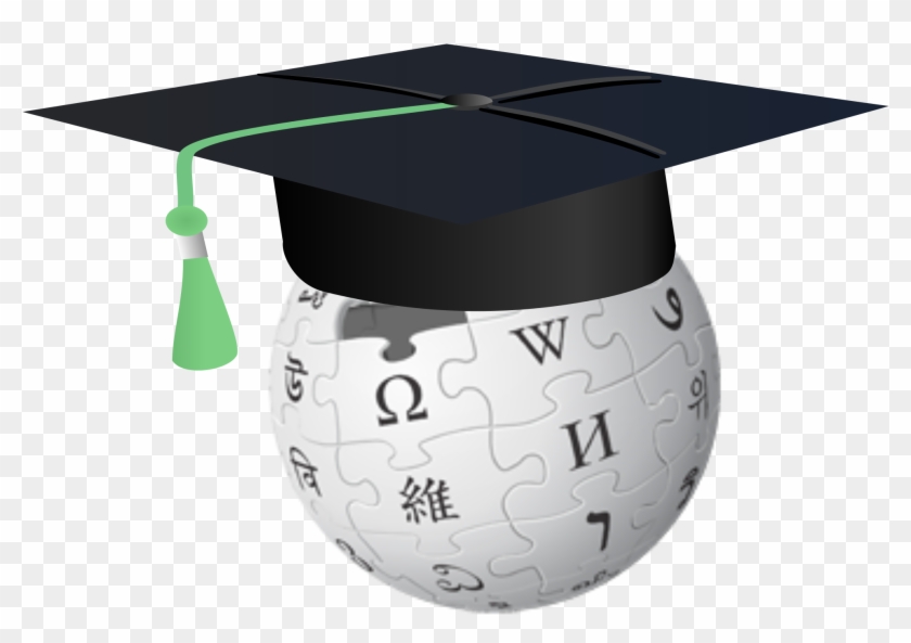 Graduation Cap Art 23, Buy Clip Art - Wikipedia Logo No Background #591207