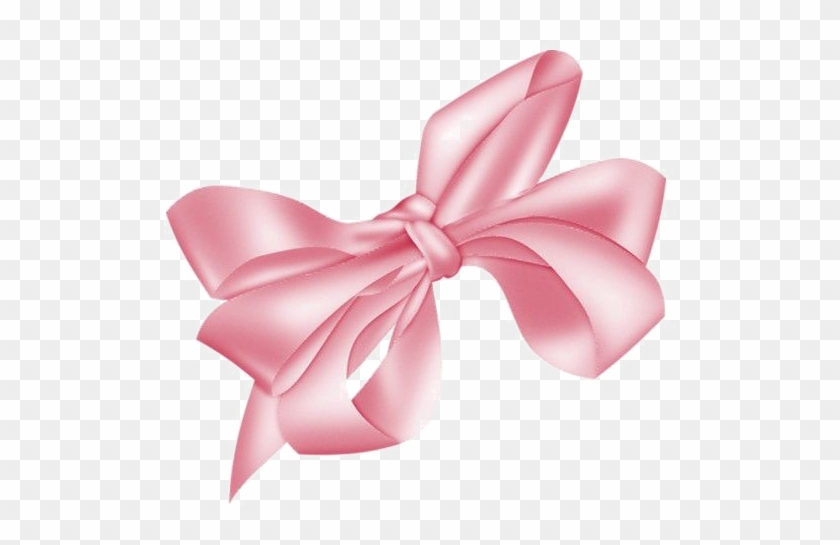 Pink Bow Ribbon Png Image - Golden Bow #591221