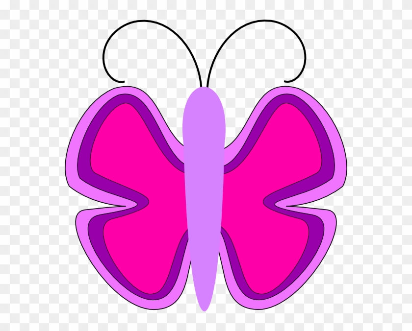 Butterfly Smaller Clip Art At Clker - Butterfly #591234
