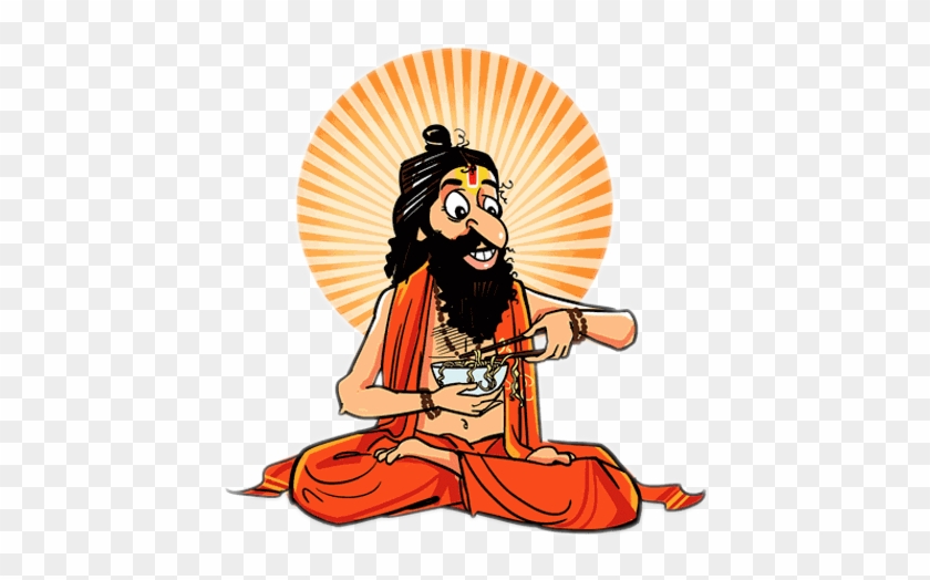 Sadhu Cartoon Clip Art@clipartmax.com