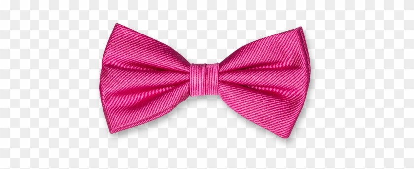 Bright Pink Bow Tie - E.l.cravatte Grellrosa Fliege - Seide #591295
