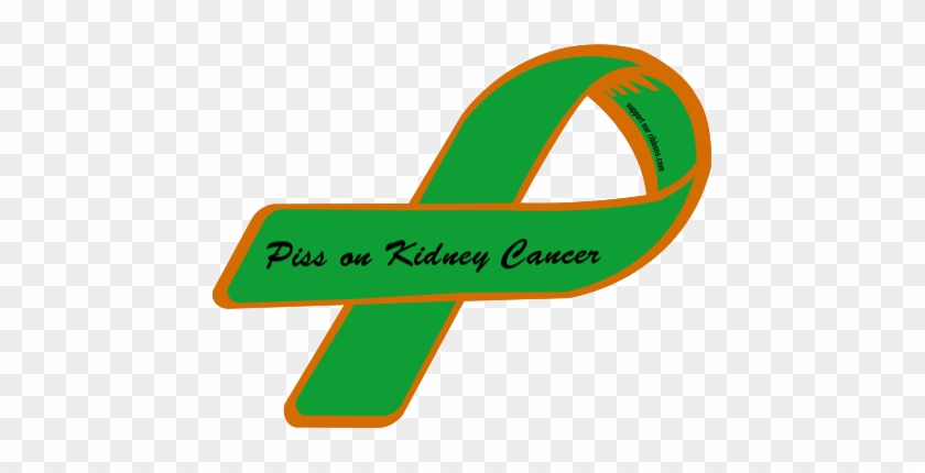 Custom Ribbon Piss On Kidney Cancer Kidney Cancer Ribbons - Kidney Cancer Ribbon Color #591294