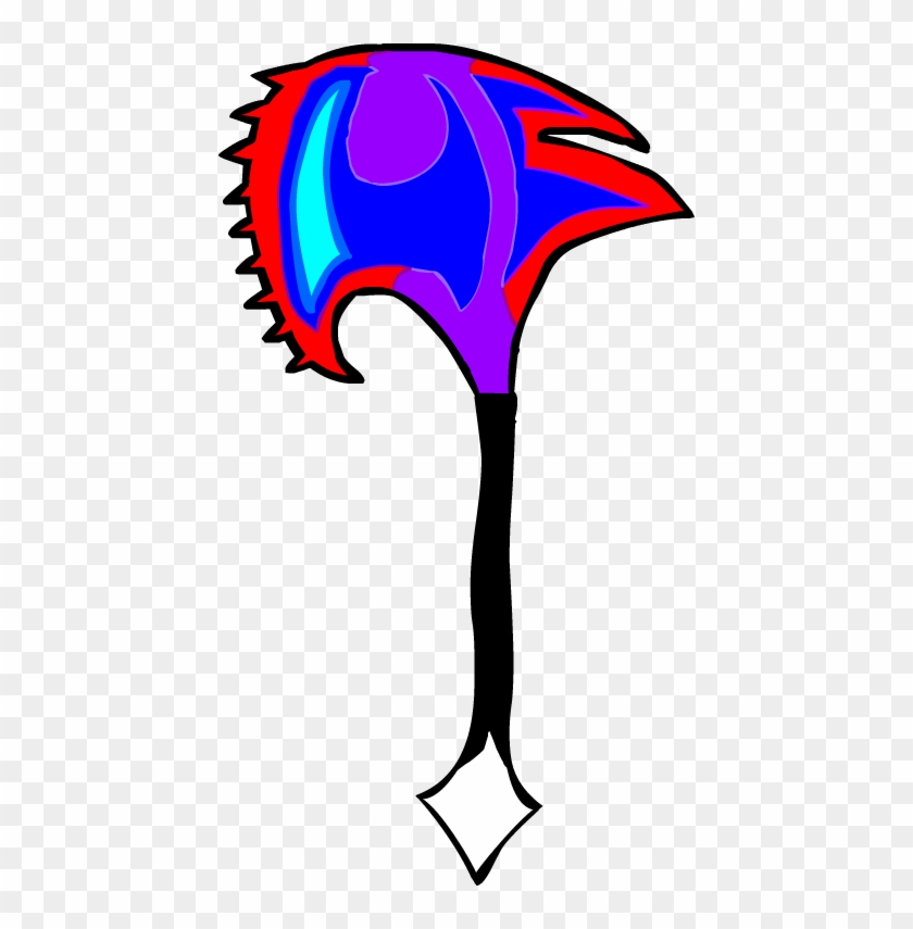 Purple Red Diamond Axe V1 - Wiki #591456
