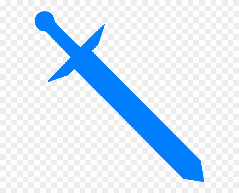 Sword Icon Png Blue #591597