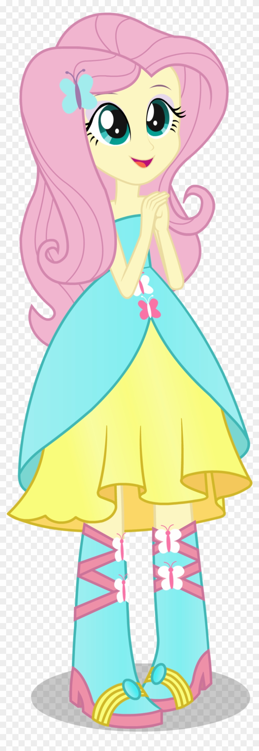 Equestria Girl By Negasun - Draw Fluttershy Equestria Girls #591676