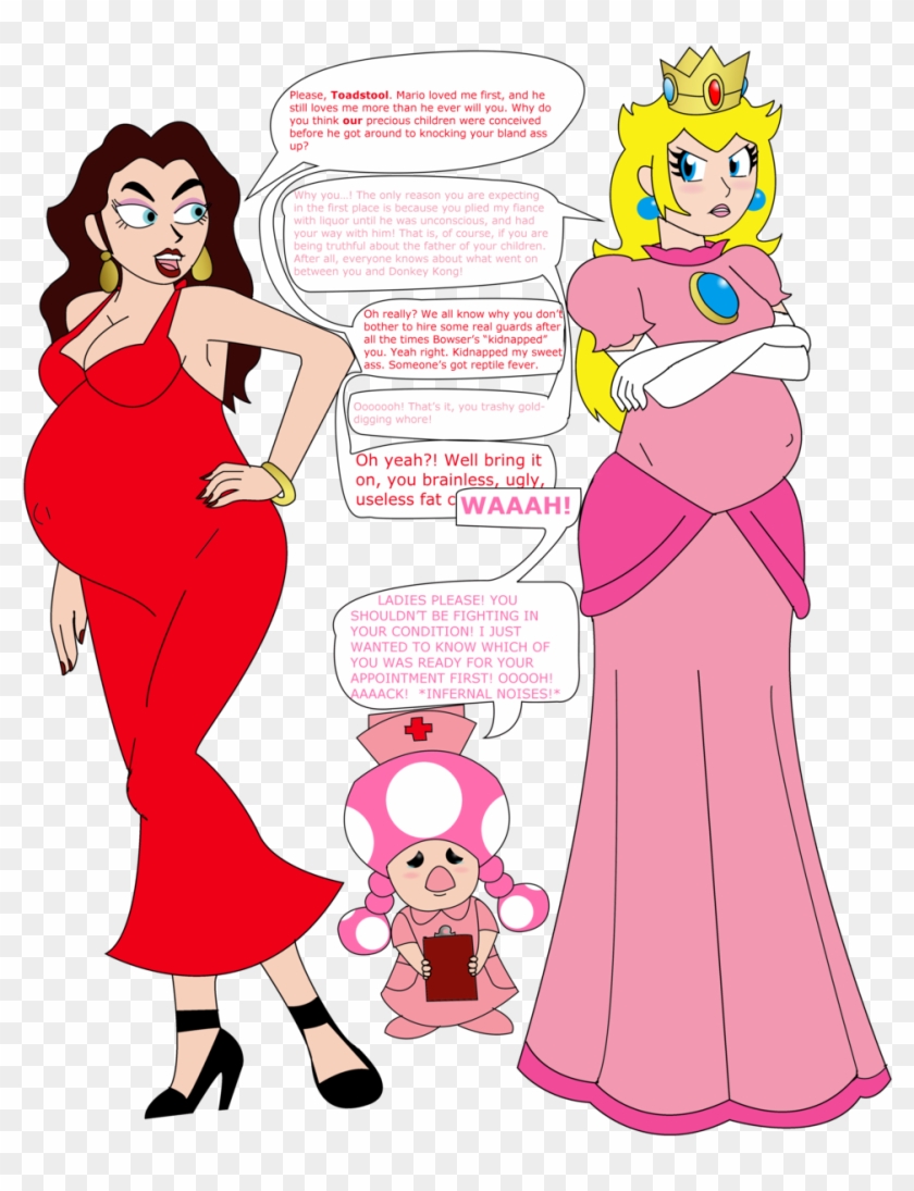 Super Smash Mothers By Ninshinobi - Princess Peach Pregnant #591721