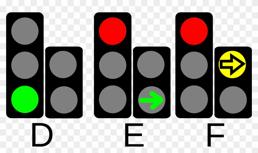 Traffic Light Graphic 27, Buy Clip Art - Semaforo Control De La Direccion #591800