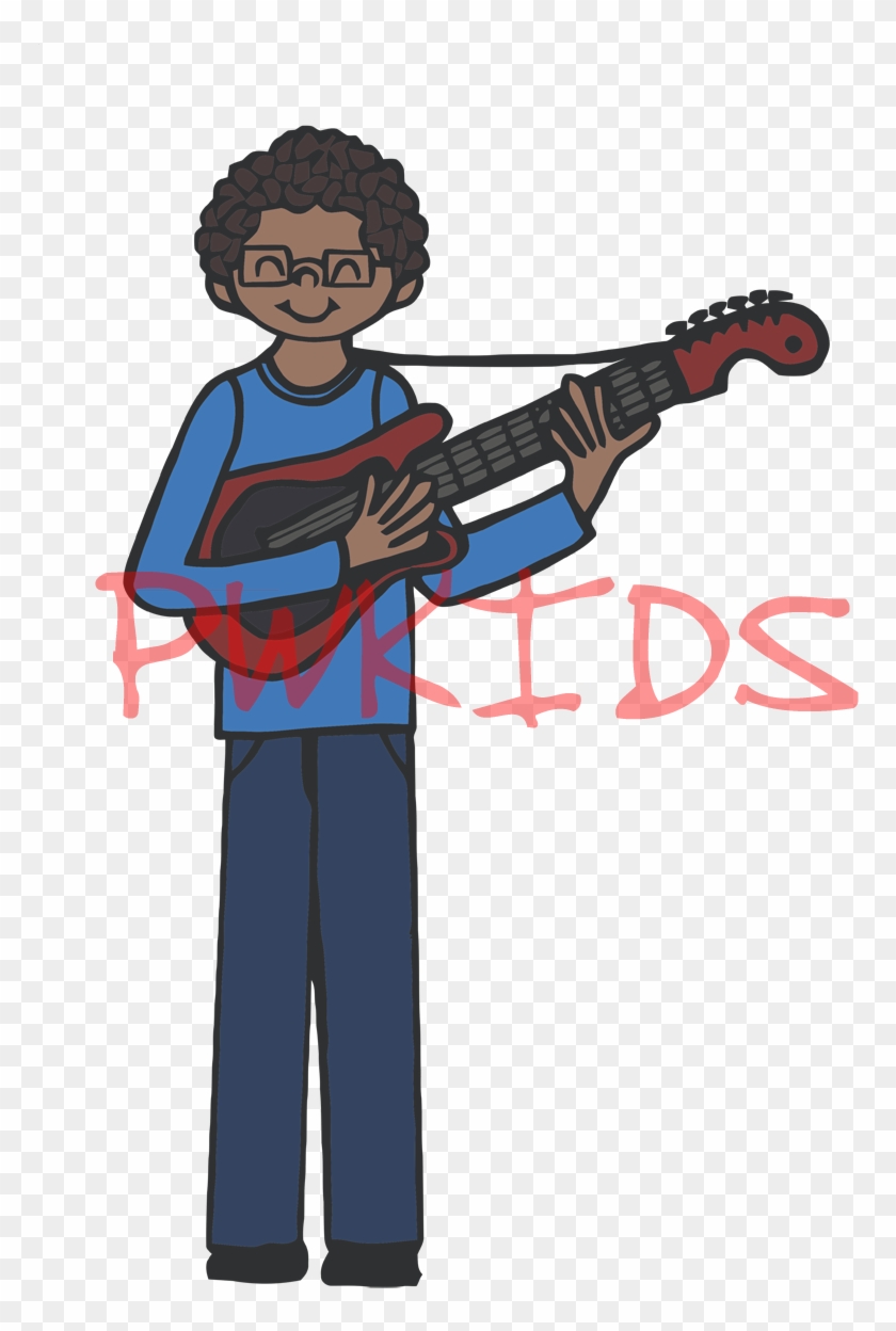 Children Playing Guitar Clipart - Clip Art #591872