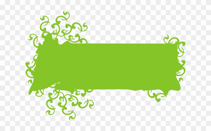 Ivy Green, Design, Banner, Blank, Decoration, Ivy - Green Banner Design Png #591908