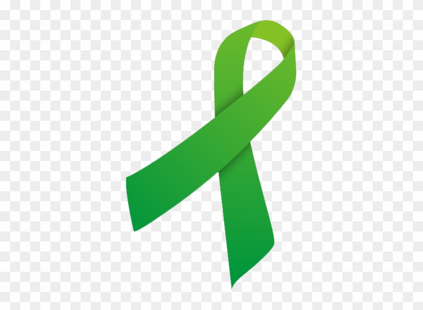 Green Mental Health Awareness Ribbon