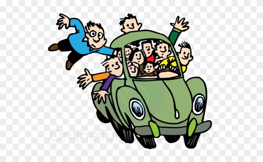 Car With Higher Load Is More Difficult To Be Controlled - Road Trip Clip Art #592135