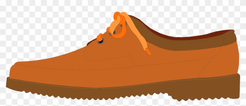 Sneaker Clipart Brown - Shoe Illustration Png #592308