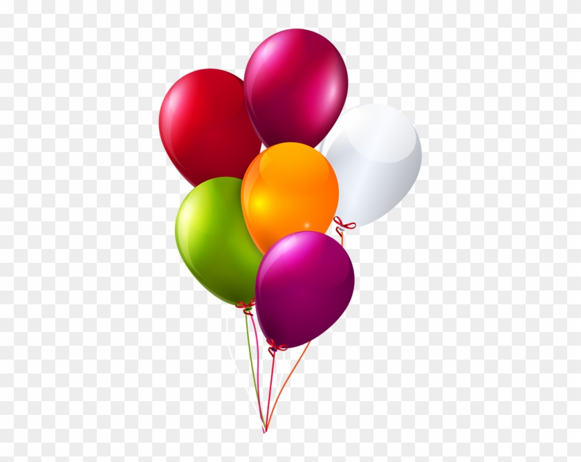 Colorful Bunch Of Balloons Clipart Png Image - Balloon Clipart Png #592311
