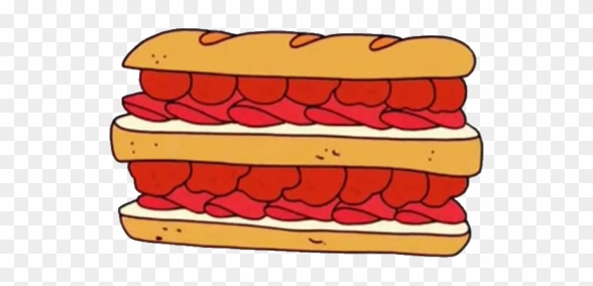 Pin Meatball Sub Clip Art - Regular Show Death Sandwich - Free Transparent ...