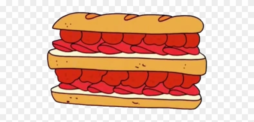 Pin Meatball Sub Clip Art - Regular Show Death Sandwich #592363