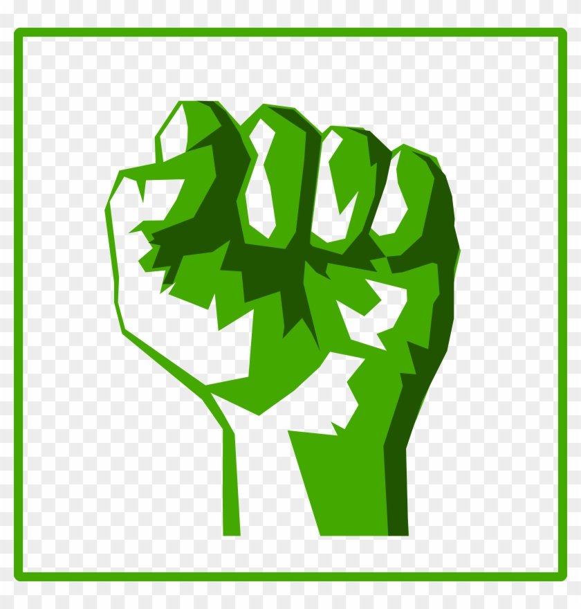 Eco Green Power Icon - Green Fist #592439