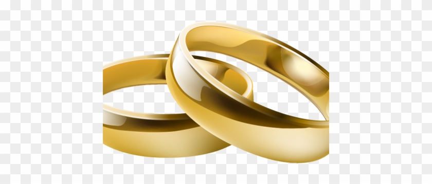 Love Birds Wedding Bands Clip Art , Wedding Ring - Wedding Ring Png Vector #592460