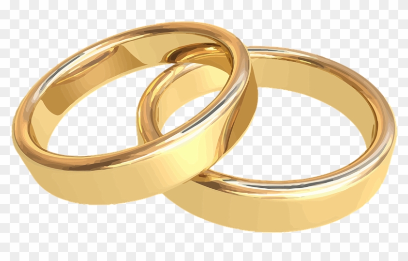Wedding Ring Clipart 15, Buy Clip Art - Wedding Rings Gold #592472