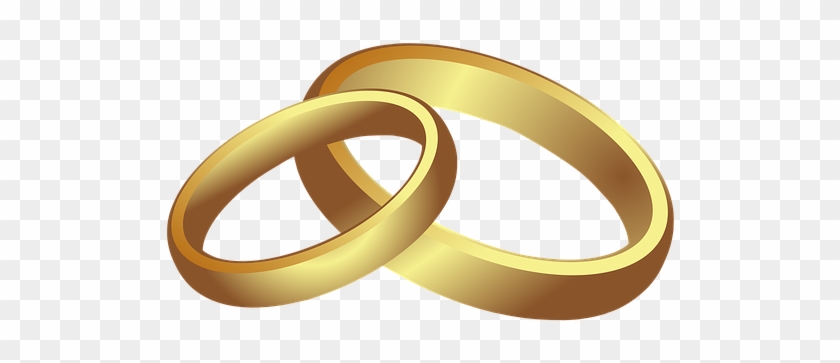 Wedding Ring Clipart 11, - Trouwringen Png #592476