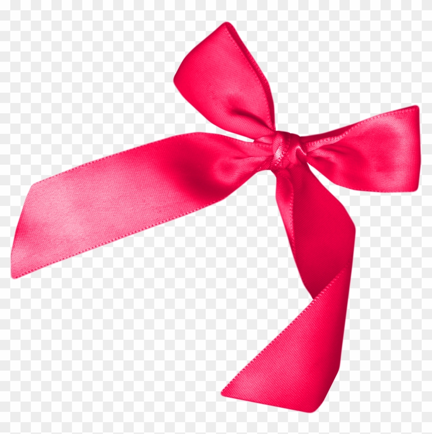 Shoelace Knot Pink Bow Tie - Shoelace Knot Pink Bow Tie #592763