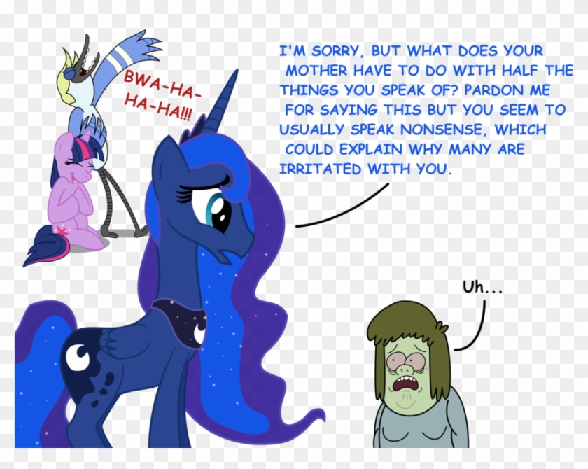 Luna Is 'my Mom' Resistant By Cartuneslover16 - Muscle Man My Mom Mlp #592619