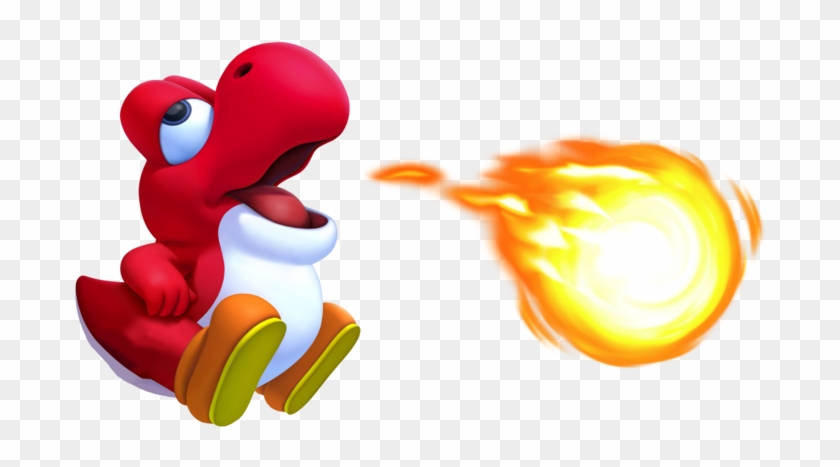Fire Red Baby Yoshi By Redyoshiu - Mario Kart Baby Characters #592781