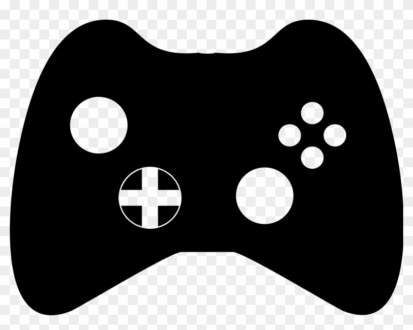 Displaying 16 Images For Video Game Controller Clip - Black And White Controller #592873