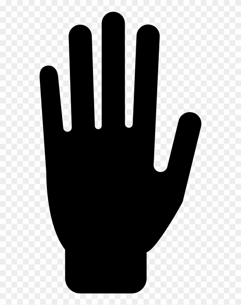 Stop Extended Hand Silhouette Svg Png Icon Free Download - Hand Icon Silhouette Png #592901