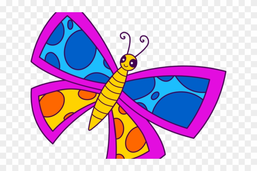 Neon Clipart Clip Art - Clip Art Of A Butterfly #593051