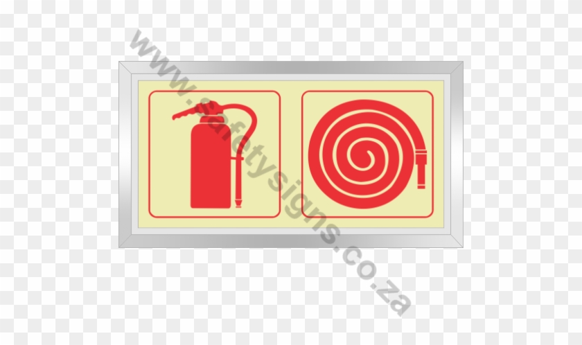 Fire Extinguisher & Fire Hose Reel Photoluminescent - Fire Hose #593104