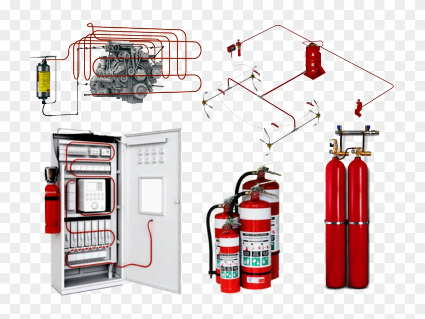 We Provide Safety Gear, Fire Suppression Equipment - Machine #593113