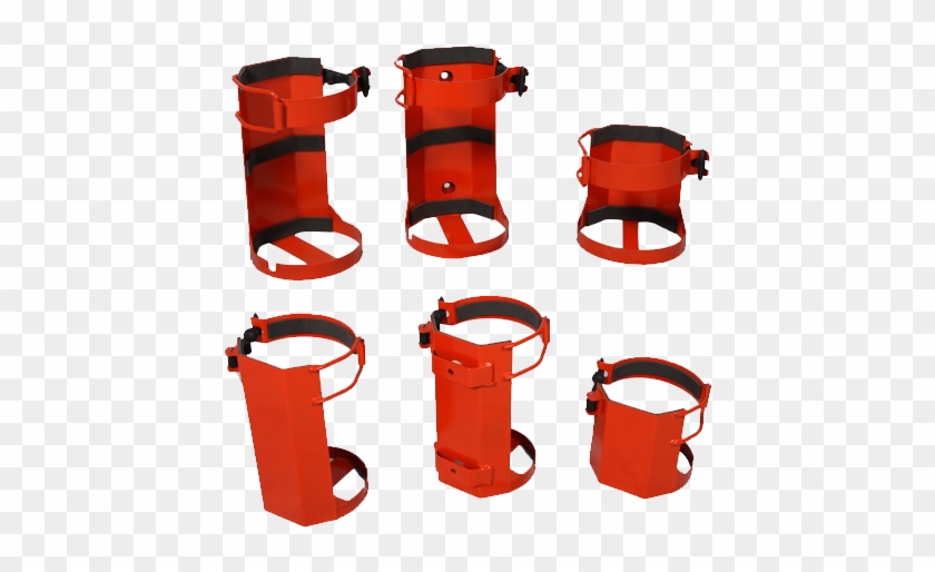 Heavy Duty Fire Extinguisher Vehicle Brackets - Bag #593121