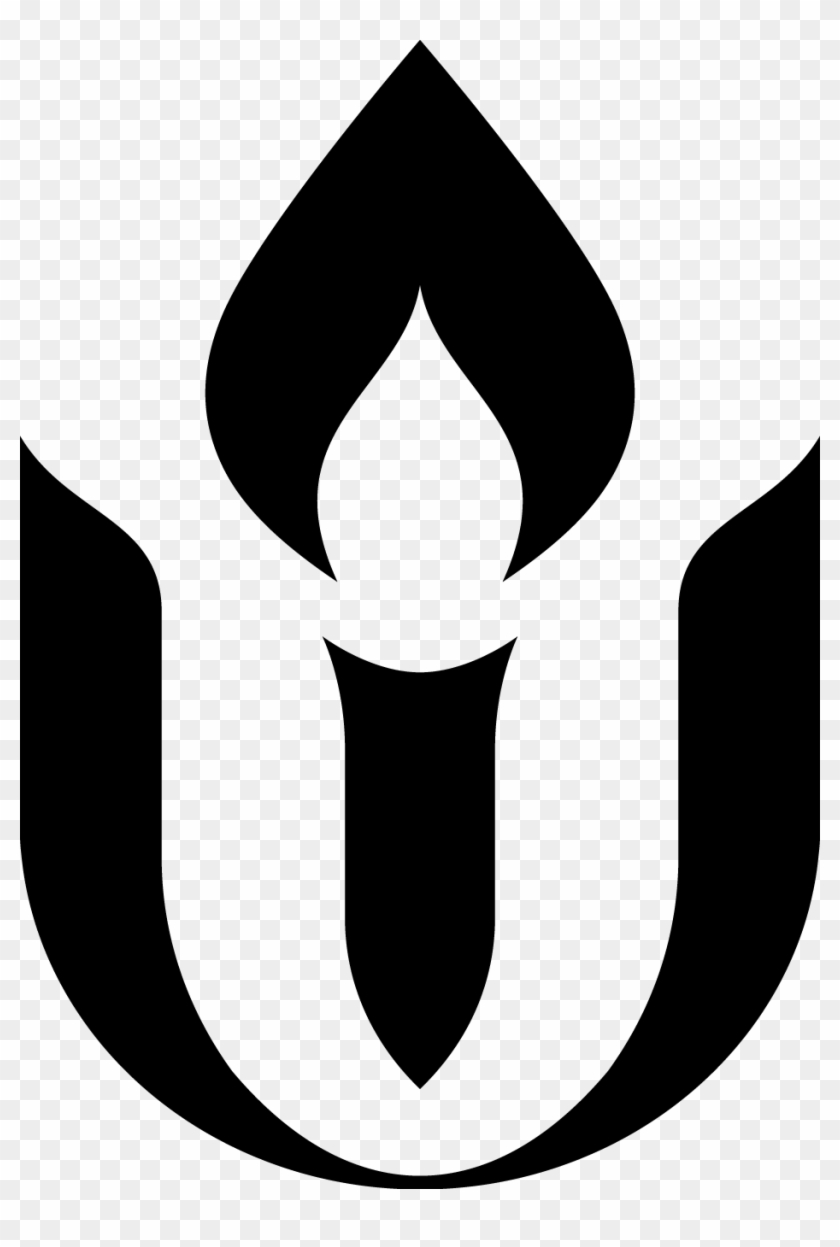 Neue Chalice Symbol Reversed Black - Unitarianism Symbol #593176