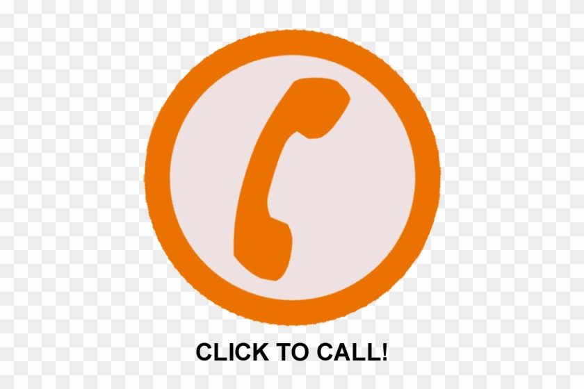 Orange Call Button Simple I - Click To Call Button Png #593183