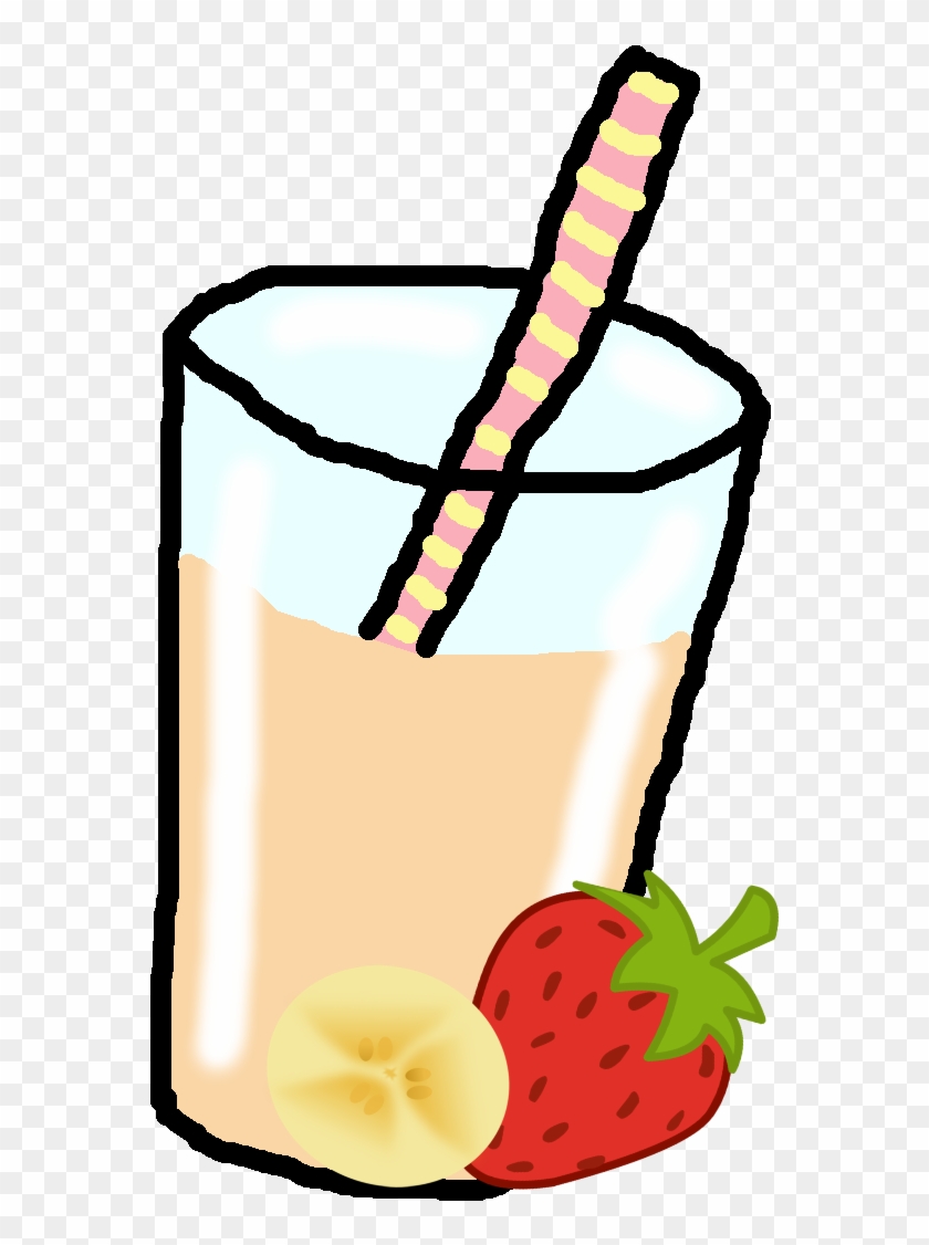 Strawberry Banana Smoothie's Cutie Mark By Mintymagic74 - Strawberry Banana Smoothie Cartoon #593344