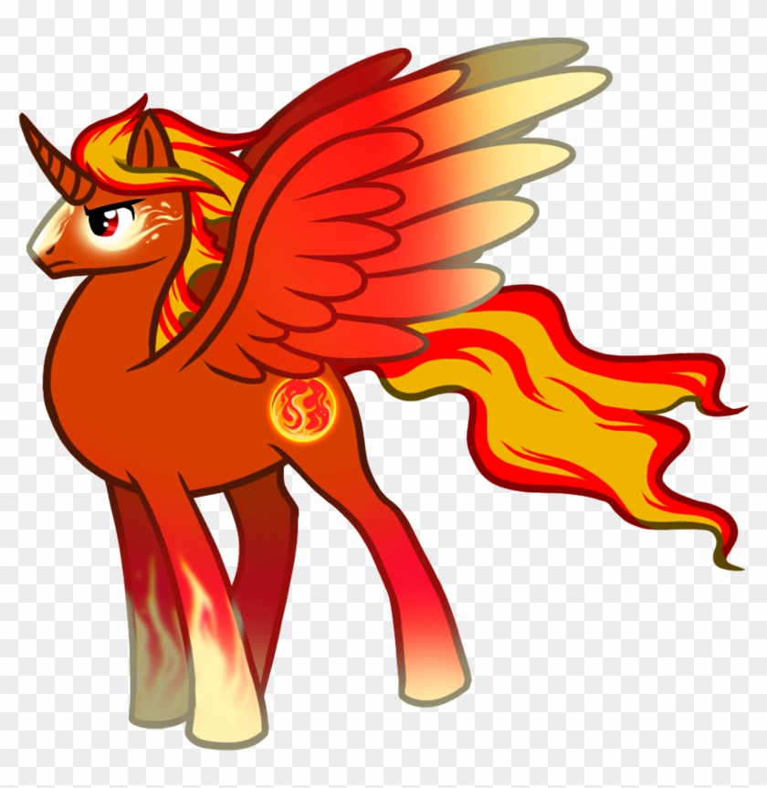 Alicorn Of Fire By Featheradopts - My Little Pony Boy Alicorn #593359
