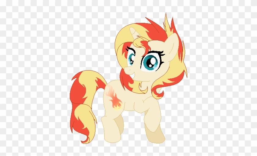 Mlp Fire Sun By Galaxyswirlsyt - Mlp Fire Streak X Sunset Shimmer #593405