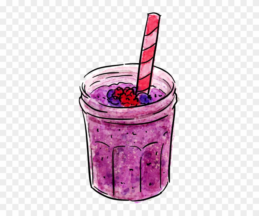 Smoothie Lover Messages Sticker-0 - Healthy Smoothies Png Watercolor #593451