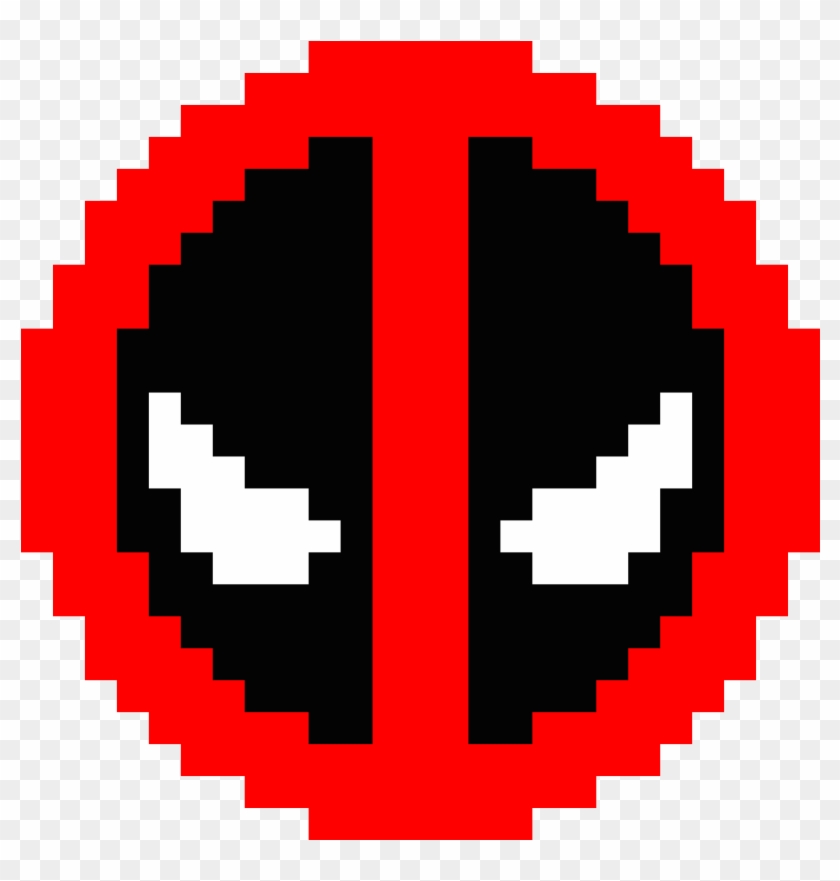 Deadpool Pixel Art By Xzavieryt Deadpool Pixel Art - Deadpool Logo Pixel Art #593528