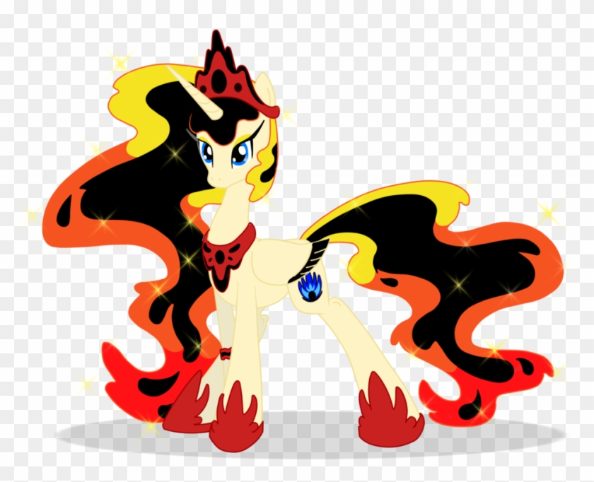 Flamenta, The Fire Alicorn By Estefanoida - Winged Unicorn #593529