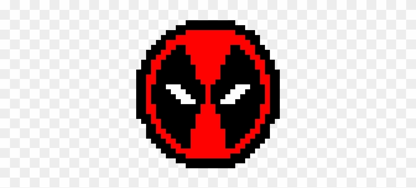 Deadpool - Pixel Art Deadpool Logo #593590