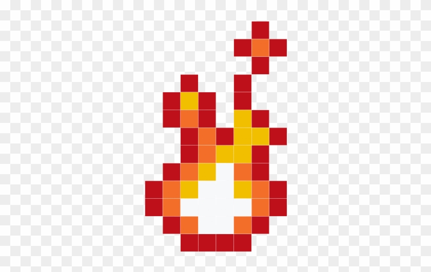 Pixel Art - Small Pixel Art Fire #593597