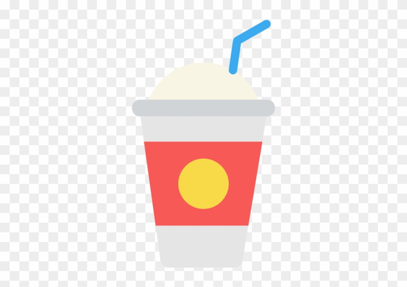 Milkshake Free Icon - Soft Drink Cup Vector #593601