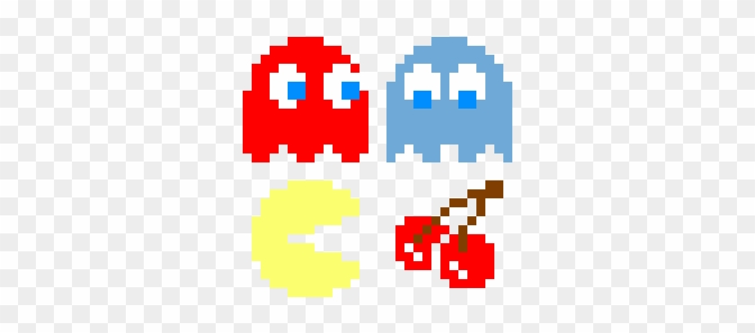 Pac Man Pixel - Green Pacman Ghost Png #593633