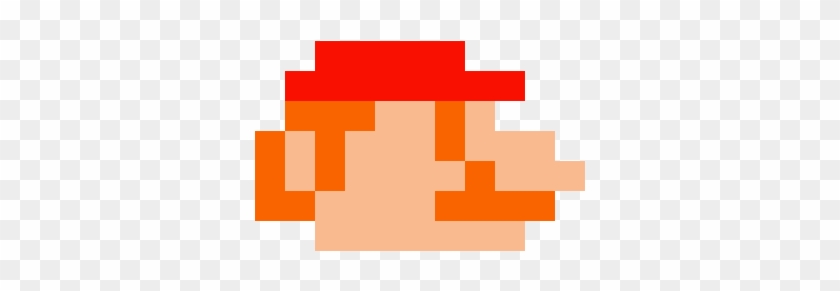 Mario Pixel Head - 8 Bit Mario #593686