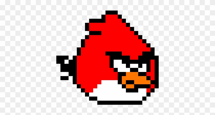 Red Angry Bird Minecraft Pixel Art - Pixel Art Angry Bird #593699