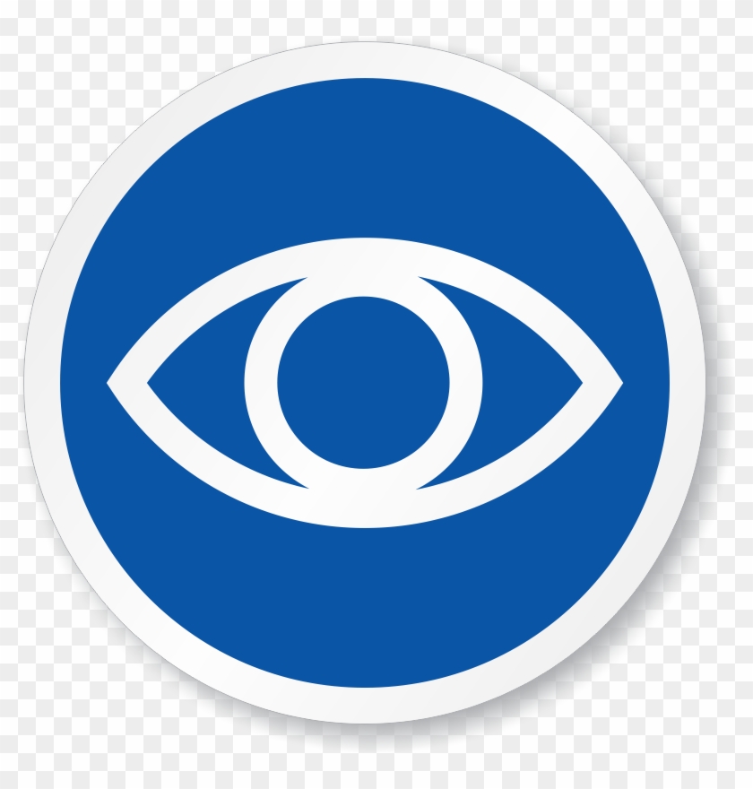 Eye Symbol Iso Circle Sign - Arsenal Tube Station #593765