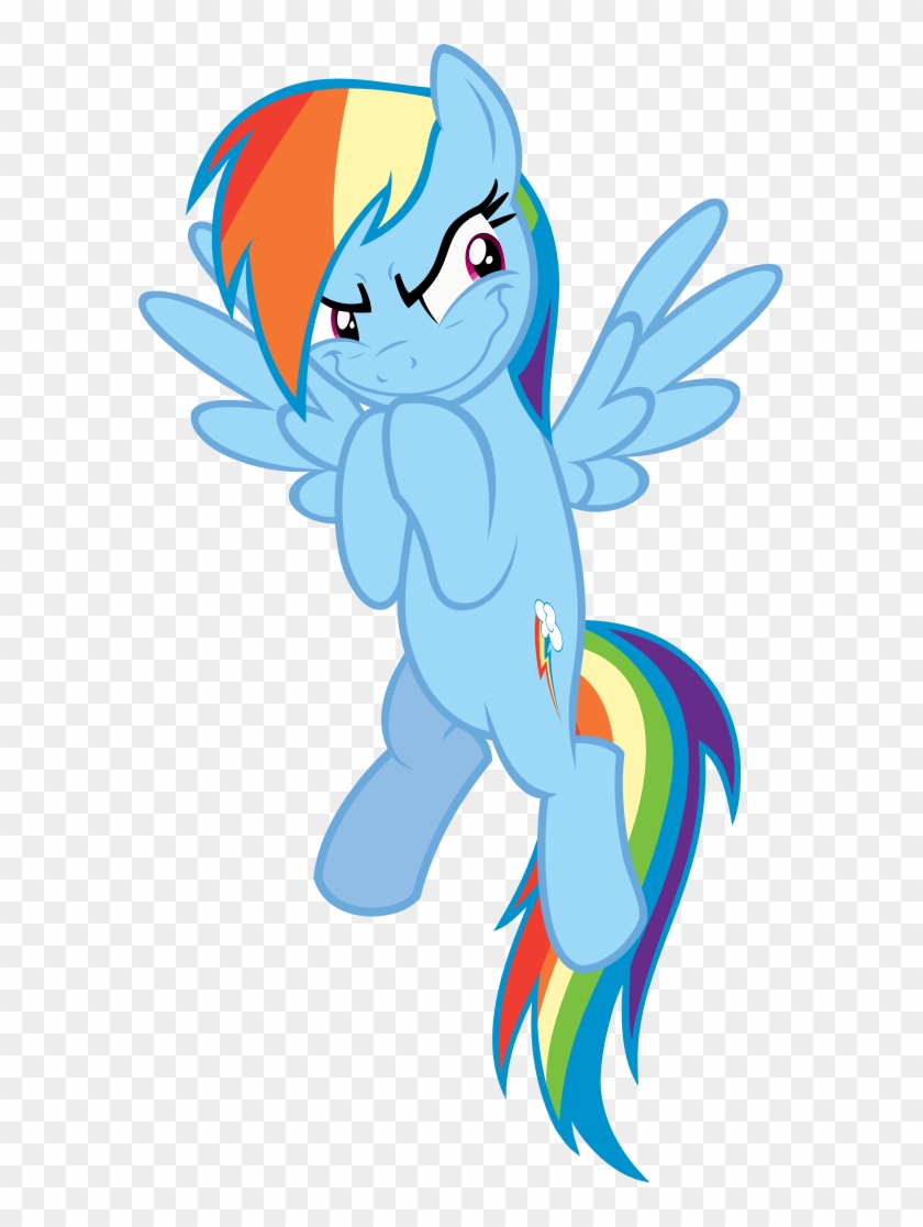 Evil Smile Rainbow Dash By Istilllikegamecubes - Mlp Rainbow Dash Evil #593855