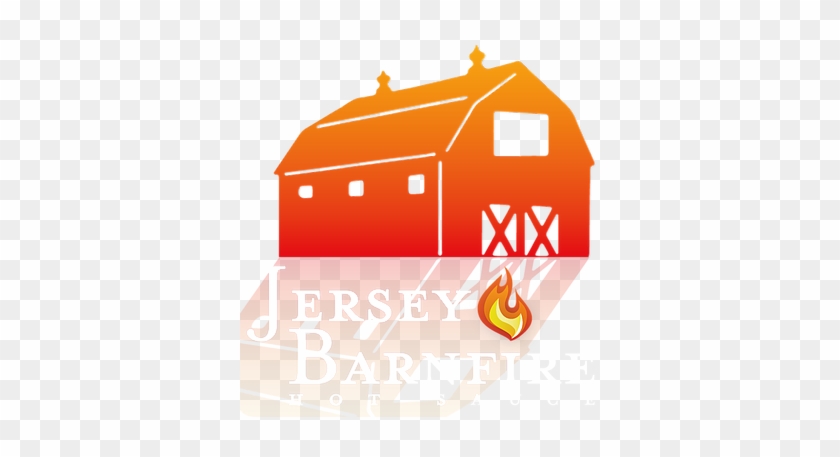 Jerseybarnfire - Black And White Barn Clipart #593893